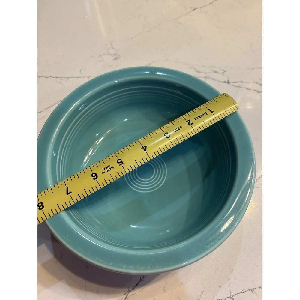 Homer Laughlin Fiestaware Turquoise 7 inch Cereal Bowl HLC USA